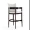 Manhattan Comfort Ritz Barstool in Ivory and Dark Walnut, PK2 2-BS013-IV - alternate 2